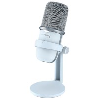 Настольный микрофон HyperX SoloCast 519T2AA на подставке белый