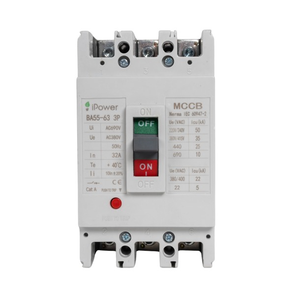 Автоматический выключатель iPower ВА55-63 3P 32A