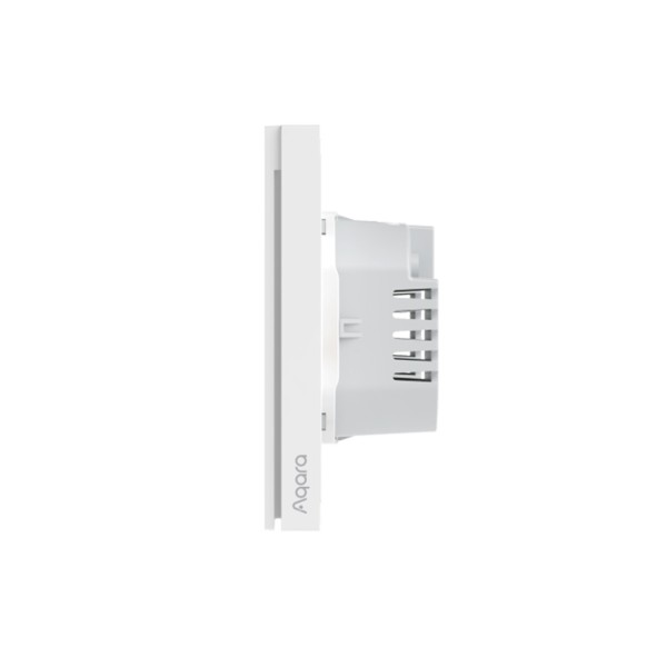 Настенный выключатель двухклавишный Aqara Smart Wall Switch H1 (With Neutral, Double Rocker)