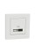 Розетка USB SE EPH2700421 Asfora A+С 45 Вт (быстрая зарядка) в сборе белый