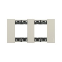 Рамка декоративная Bticino KA4802M2KM Living Now 2 поста песочный
