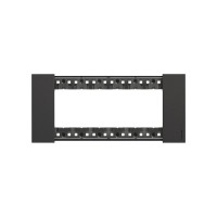 Рамка декоративная Bticino KA4806KG Living Now 6 постов черный