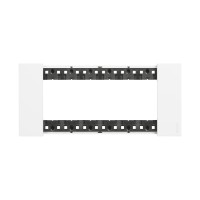 Рамка декоративная Bticino KA4806KW Living Now 6 модулей белый