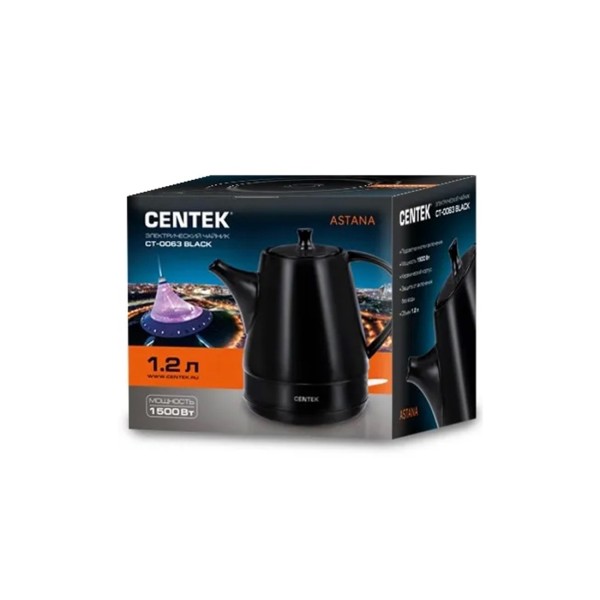 Чайник электрический Centek CT-0063 Черный