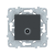 Розетка TV SE NU546254 Unica New одиночная антрацит