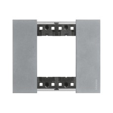 Рамка декоративная Bticino KA4802NW Living Now 2 модуля Луна