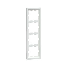 Рамка MERTEN MTN4040-6535 D-Life 4 постовая белый лотос