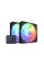 Комплект кулеров для компьютерного корпуса NZXT F140 RGB Core RF-C14DF-B1 Black 2в1