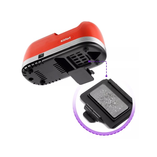 Электроточилка для ножей Kitfort КТ-4069-1 красная