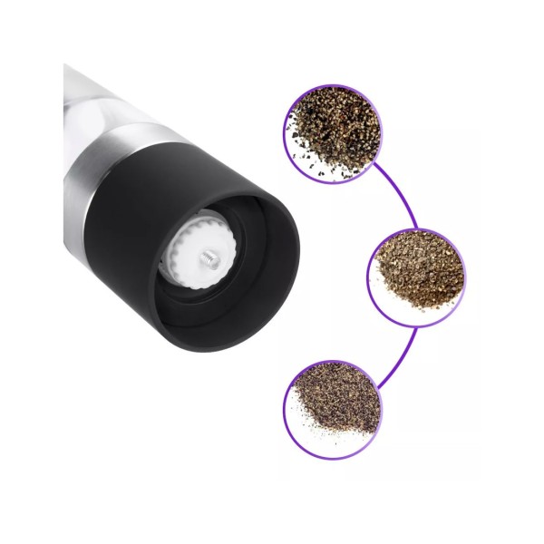 Электрическая мельница для соли и перца Kitfort КТ-6008-1 черный