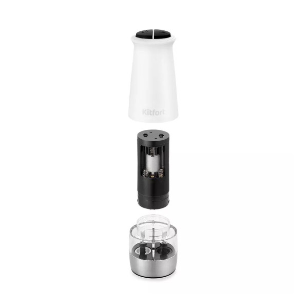 Электрическая мельница для соли и перца Kitfort КТ-6013-2 белый