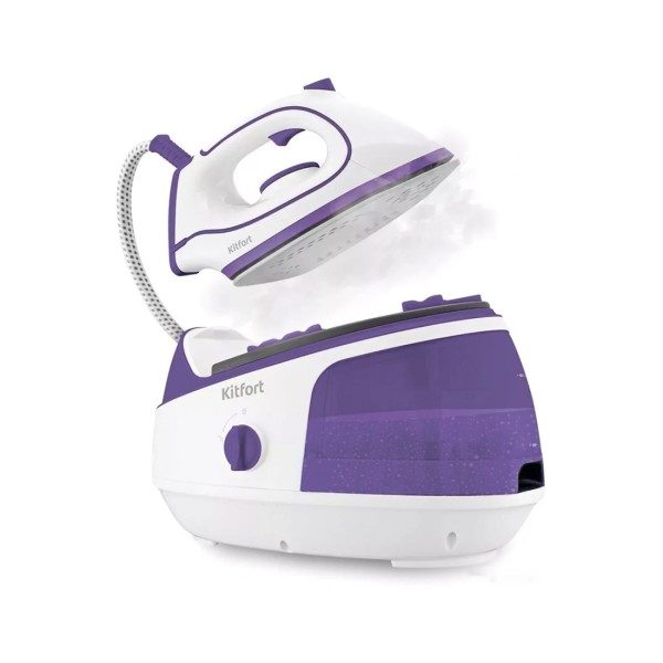 Паровая станция Kitfort КТ-9120-1 бело-фиолетовая