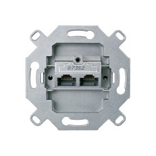 Компьютерная розетка RJ45 мех-м MERTEN MTN465706 х2 8/8 кат. 6