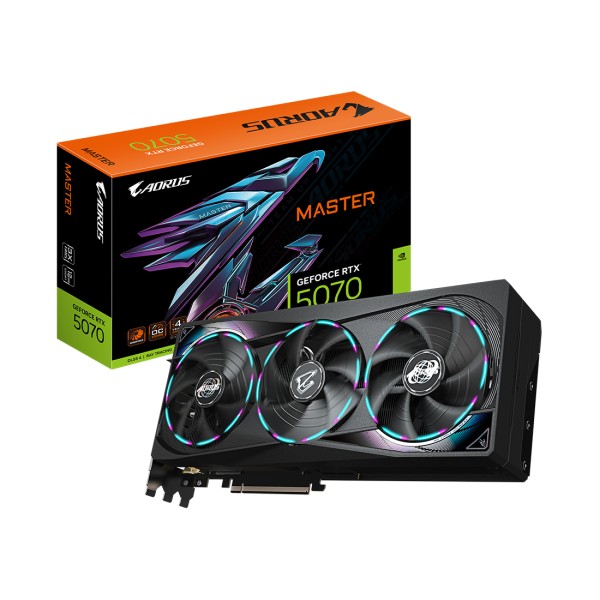 Видеокарта Gigabyte (GV-N5070AORUS M-12GD) RTX5070 AORUS MASTER 12G
