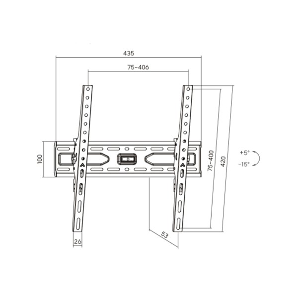 Кронштейн Brateck KL36-44T для ТВ и мониторов, 32