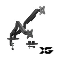 Настольный кронштейн с газлифтом XG MGA-1732D для 2-х мониторов (17