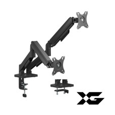 Настольный кронштейн с газлифтом XG MGA-1732D для 2-х мониторов (17