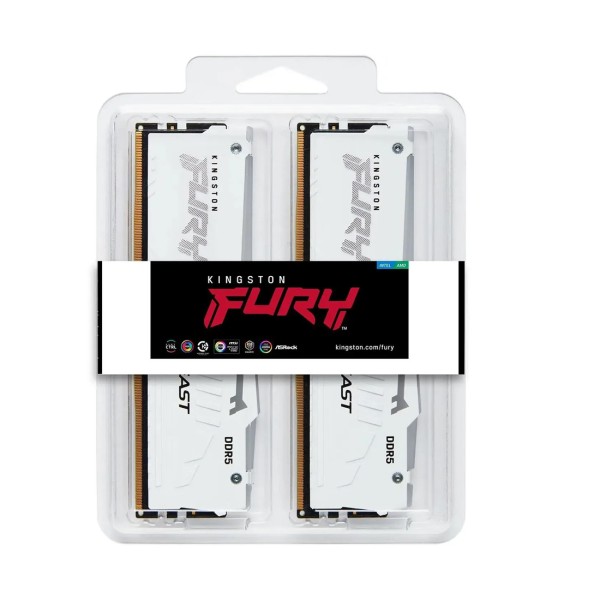 Комплект модулей памяти Kingston FURY Beast RGB KF560C36BWE2AK2-32 DDR5 32GB (Kit 2x16GB) 6000MHz