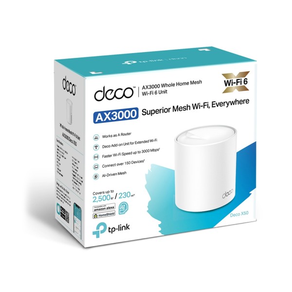 Беспроводная MESH-система Wi-Fi TP-Link Deco X50(1-pack)