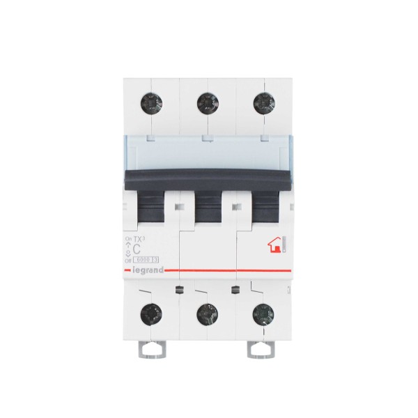 Автоматический выключатель Legrand 404057 3П С 20A TX3 6000 6kA
