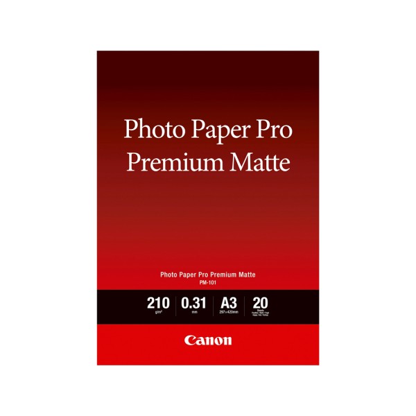 Матовая фотобумага Canon Pro Premium Matte PM-101 A3, 20 шт.