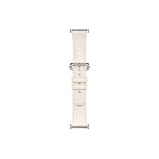 Кожаный сменный браслет Xiaomi Leather Quick Release Strap Cream white