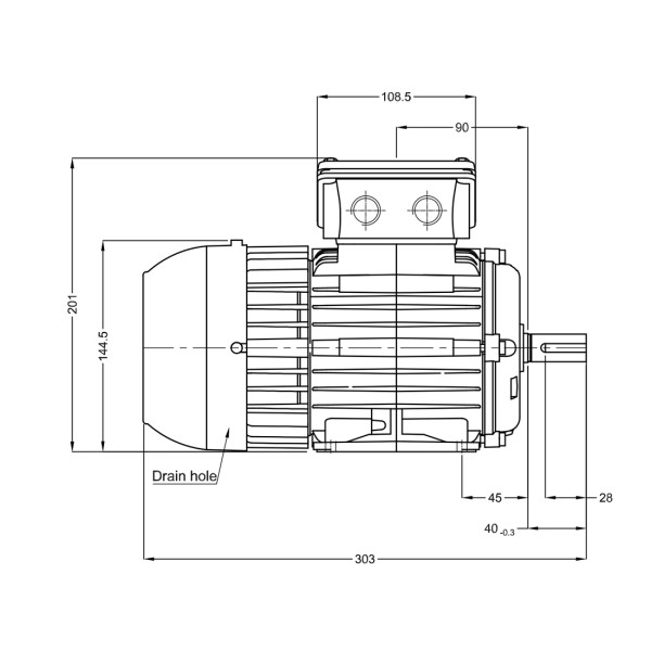 Асинхронный электродвигатель WEG 17928295 WGOST-L71 1.1 кВт 2P B3T 220/380 В 50 Гц