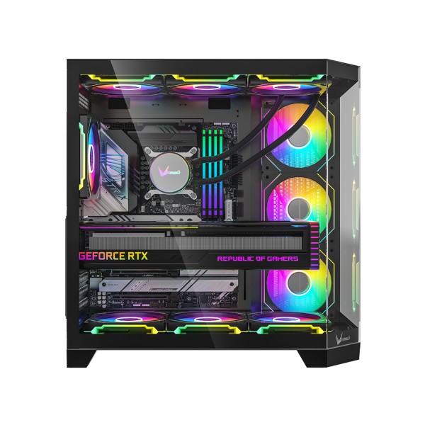 Компьютерный корпус Formula V Crystal Z6 Floe Black без Б/П