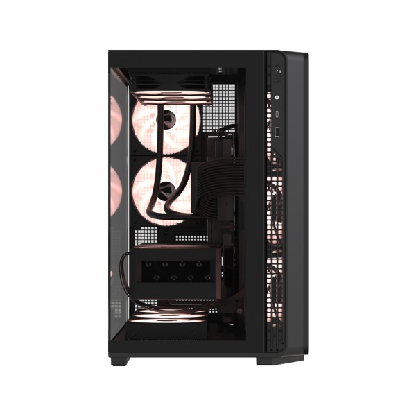 Компьютерный корпус Formula V Crystal Z7 PA Black без Б/П