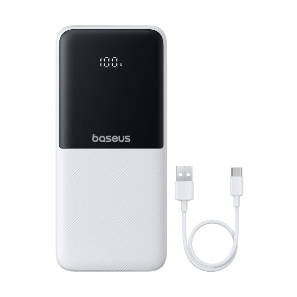 Портативный внешний аккумулятор Baseus Lipow 10000mAh 22.5W White (P10079101213-00)