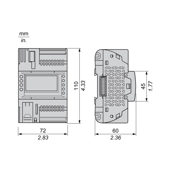 ПЛК М172 SE TM172PDG18R M172 дисплей 18 I/O ETH 2 MODBUS