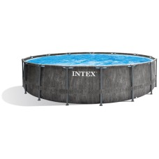 Бассейн каркасный Intex GreyWood Prism Frame Premium Pool Set 26742NP