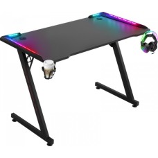 Компьютерный стол Defender Jupiter RGB, 110x60x75 см, черный