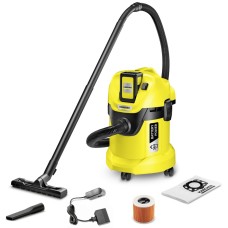 Пылесос Karcher WD 3 Battery Set желтый