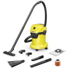 Пылесос Karcher WD 3 V-17/6/20 CAR желтый