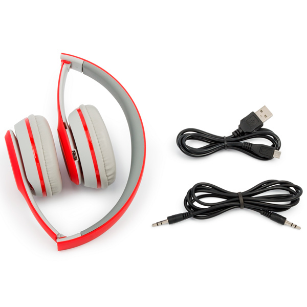 Наушники Bluetooth с MP3 Harper HB-212 Red