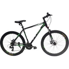 Велосипед AXIS MD 27.5 2021 18 черный-зеленый